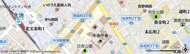 松山地方法務局　今治支局人権相談周辺の地図