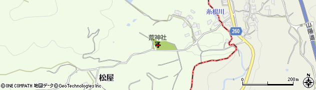 山口県下関市松屋601周辺の地図