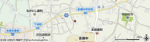 和歌山県有田郡有田川町下津野1266周辺の地図