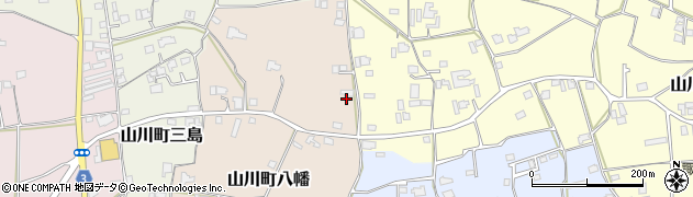 徳島県吉野川市山川町八幡126周辺の地図