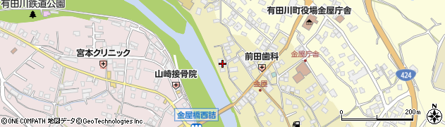 和歌山県有田郡有田川町金屋695周辺の地図