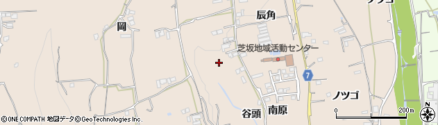 徳島県美馬市美馬町（谷頭）周辺の地図