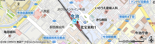 ふたば JR今治駅店周辺の地図
