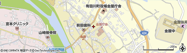 和歌山県有田郡有田川町金屋2周辺の地図