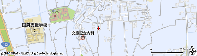 徳島県徳島市国府町中545周辺の地図