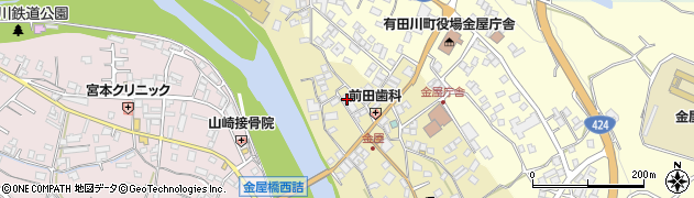 和歌山県有田郡有田川町金屋707周辺の地図