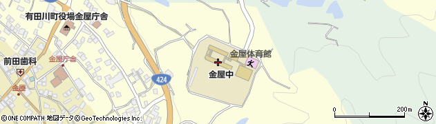 和歌山県有田郡有田川町中井原252周辺の地図