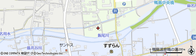 徳島県吉野川市鴨島町鴨島34周辺の地図
