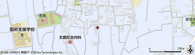 徳島県徳島市国府町中541周辺の地図
