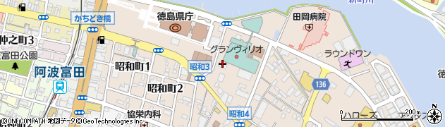 株式会社たいよう共済徳島支店周辺の地図