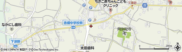 和歌山県有田郡有田川町下津野591周辺の地図