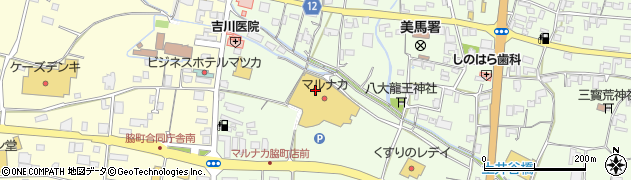 ベルフォール・脇町店周辺の地図