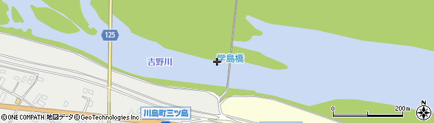 学島橋周辺の地図