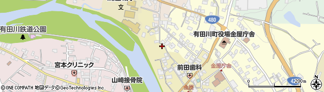和歌山県有田郡有田川町金屋642周辺の地図