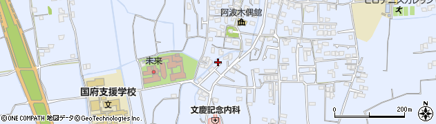 徳島県徳島市国府町中506周辺の地図