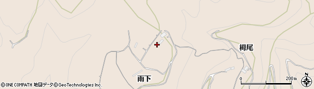 徳島県美馬市美馬町（雨下）周辺の地図