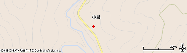 徳島県三好郡東みよし町東山小見周辺の地図