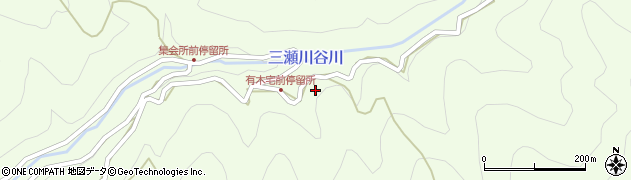 和歌山県有田郡有田川町三瀬川263周辺の地図