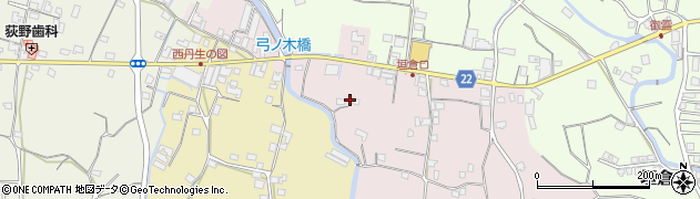 和歌山県有田郡有田川町東丹生図11周辺の地図