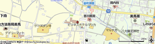 徳島県西部総合県民局美馬庁舎農林水産部林業振興担当周辺の地図