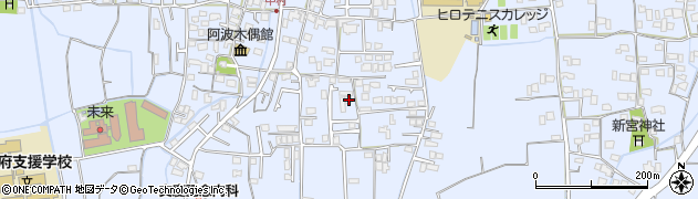 徳島県徳島市国府町中610周辺の地図