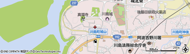 徳島県吉野川市川島町川島城山周辺の地図