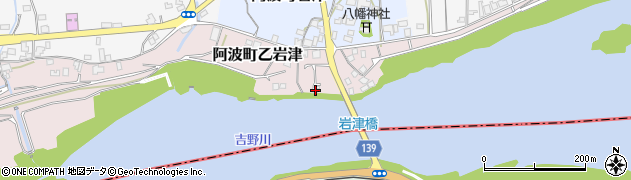 徳島県阿波市阿波町乙岩津136周辺の地図