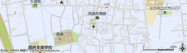 徳島県徳島市国府町中206周辺の地図