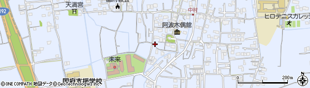 徳島県徳島市国府町中215周辺の地図