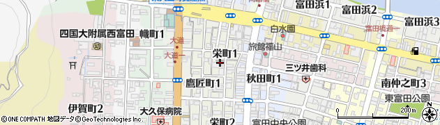 鮨dining 扇周辺の地図