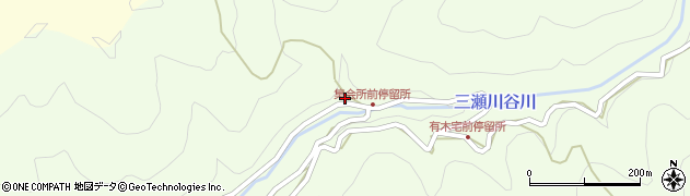 和歌山県有田郡有田川町三瀬川35周辺の地図