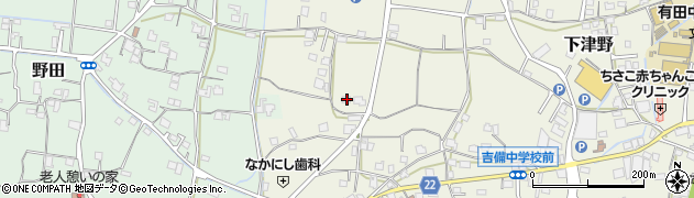 和歌山県有田郡有田川町下津野759周辺の地図