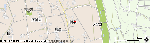徳島県美馬市美馬町橋本周辺の地図