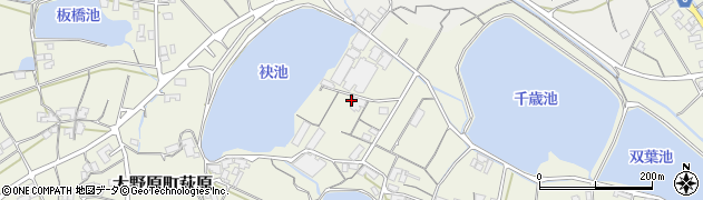香川県観音寺市大野原町萩原470周辺の地図