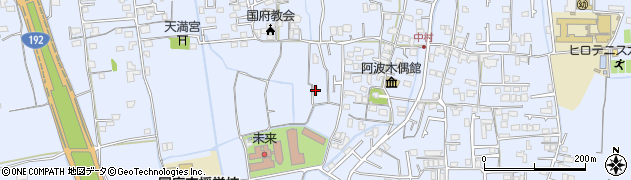 徳島県徳島市国府町中348周辺の地図