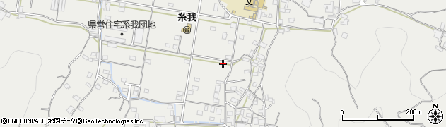 和歌山県有田市糸我町中番387周辺の地図