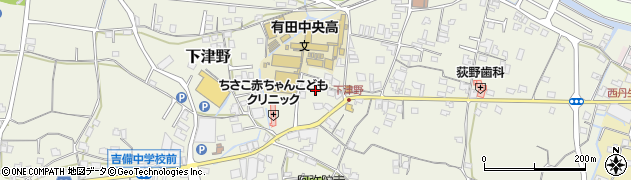 和歌山県有田郡有田川町下津野468周辺の地図