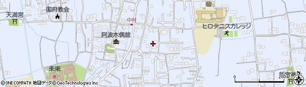 徳島県徳島市国府町中574周辺の地図