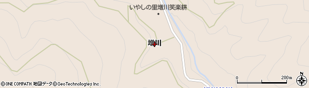 徳島県東みよし町（三好郡）東山（増川）周辺の地図