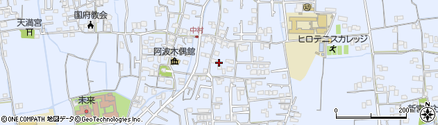 徳島県徳島市国府町中577周辺の地図