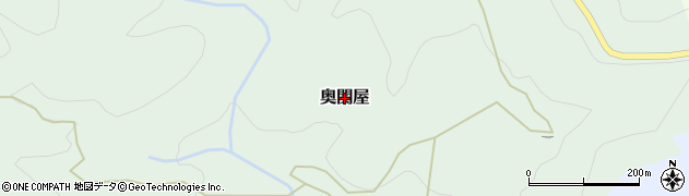 山口県周南市奥関屋周辺の地図