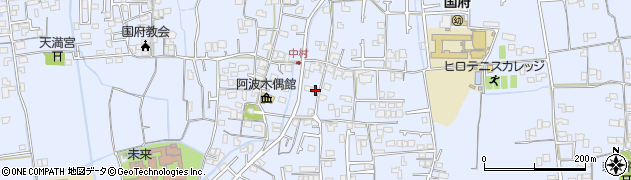 徳島県徳島市国府町中567周辺の地図