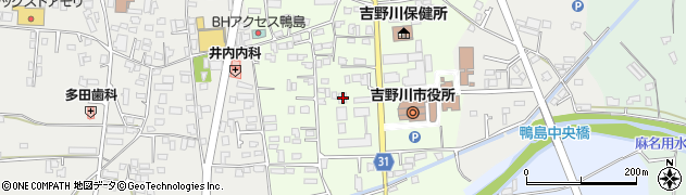 徳島県吉野川市鴨島町鴨島88周辺の地図