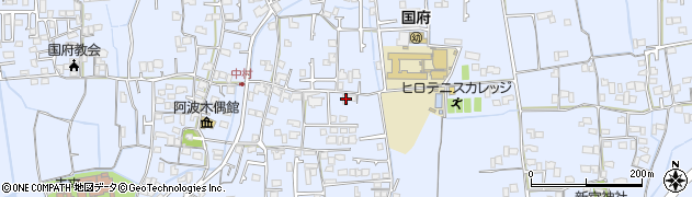 徳島県徳島市国府町中621周辺の地図