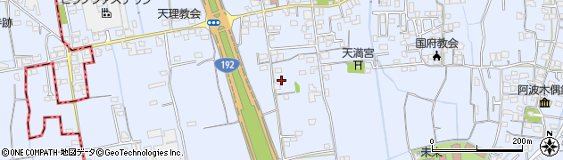 徳島県徳島市国府町観音寺周辺の地図