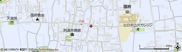 徳島県徳島市国府町中570周辺の地図