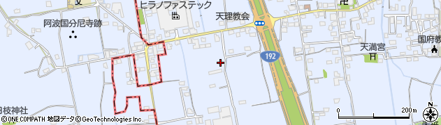 徳島県徳島市国府町観音寺557周辺の地図