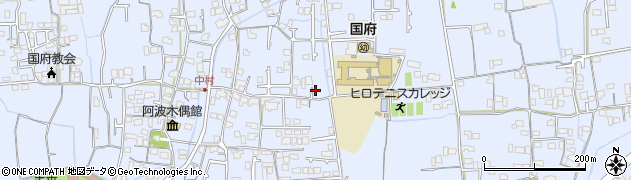 徳島県徳島市国府町中73周辺の地図