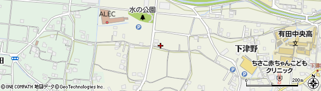 和歌山県有田郡有田川町下津野768周辺の地図