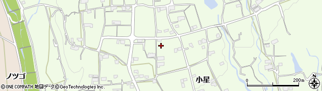 徳島県美馬市脇町小星周辺の地図